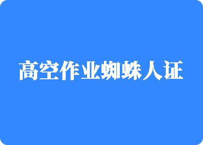 久久白少萝被操视频高空作业蜘蛛人证